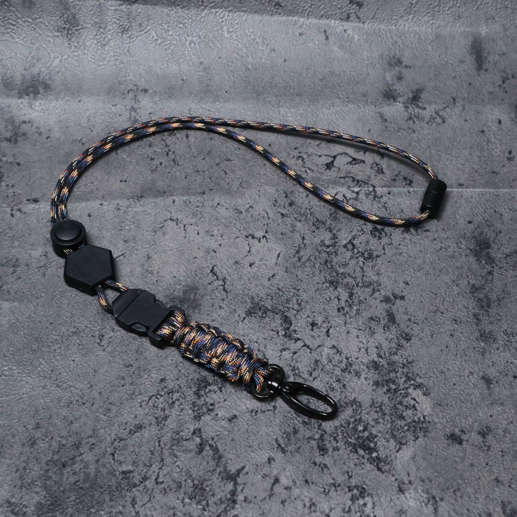 Jual Lanyard ID Card Tali Paracord Tactical Militer Polri Frame Kanvas ...