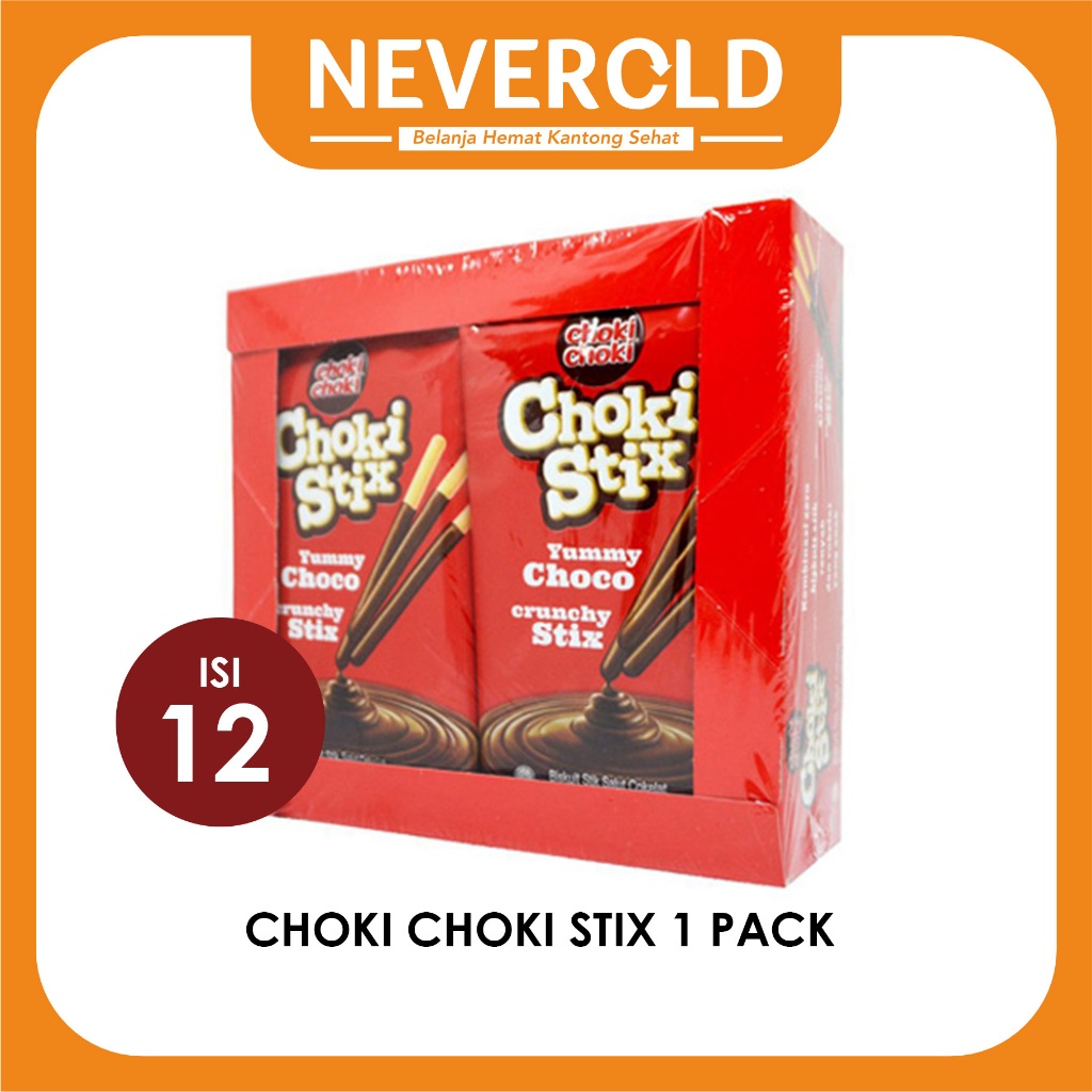 Jual CHOKI CHOKI STIX 1 PACK ISI 12 | Shopee Indonesia
