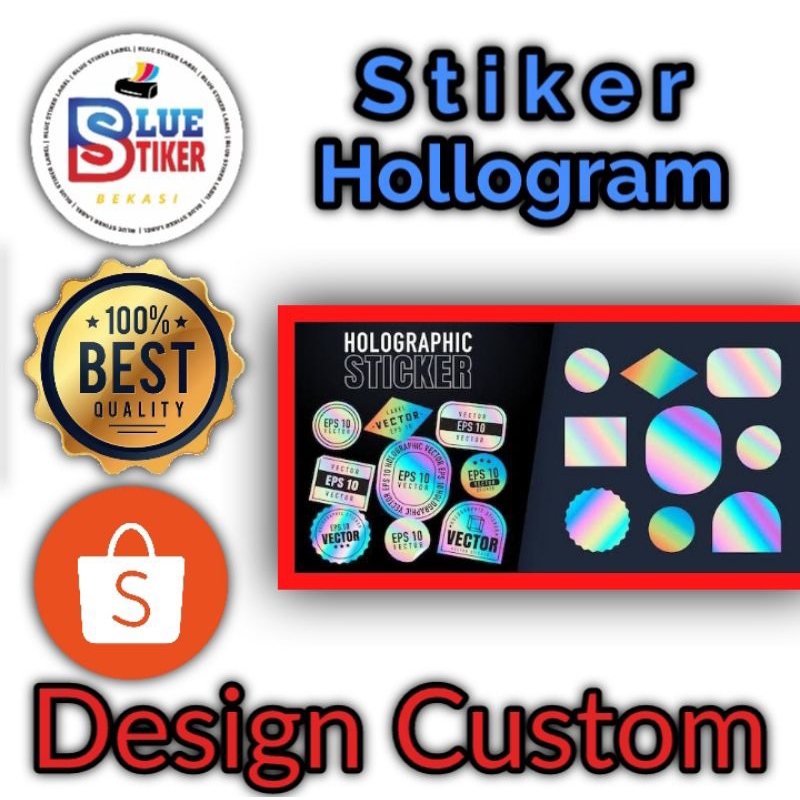 Jual Stiker Hollogram Stiker Label Kemasan Produk Stiker Custom