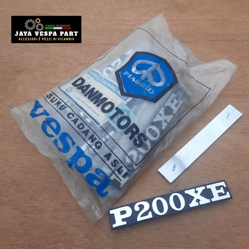 Jual Emblem Vespa Spartan P Xe Original Danmotor Biru Nos Shopee Indonesia