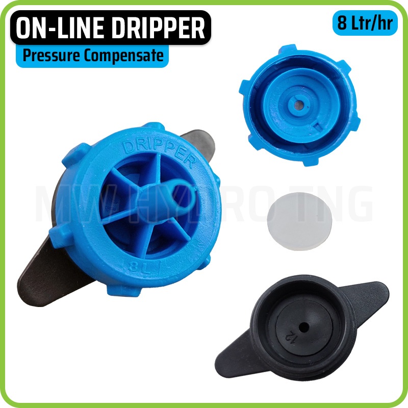 Jual Irigasi Tetes, On-Line Dripper / Drip Emitter, Pressure Compensate ...