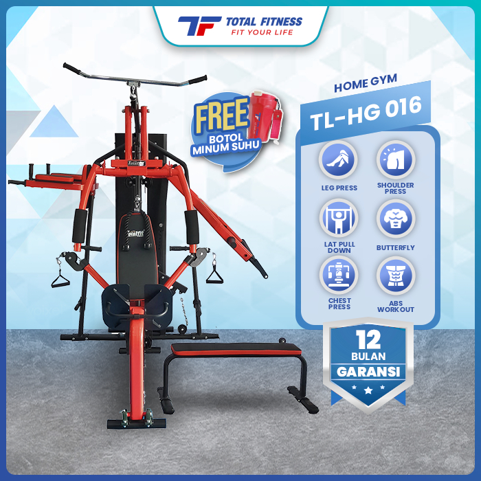 Jual Total Fitness Home Gym 3 Sisi Olahraga Indoor Multifungsi Tl Hg