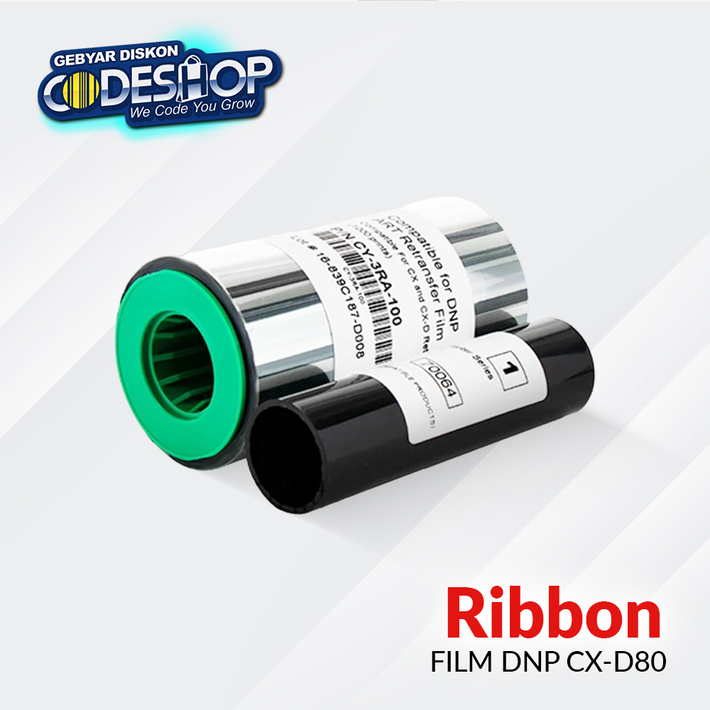 Jual DNP Ribbon Retransfer Film CX-D80 CX Series 1000 Prints CY-3RA-100 ...
