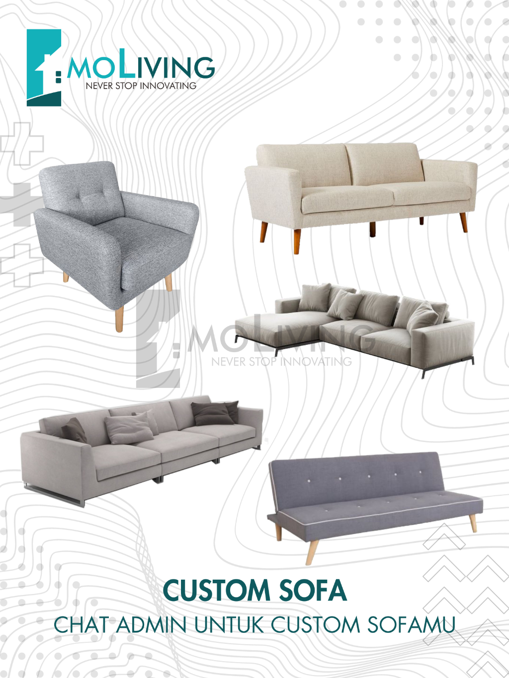 Jual Custom Sofa (Sofa sesuai keinginanmu) Kirimkan foto sofa impianmu