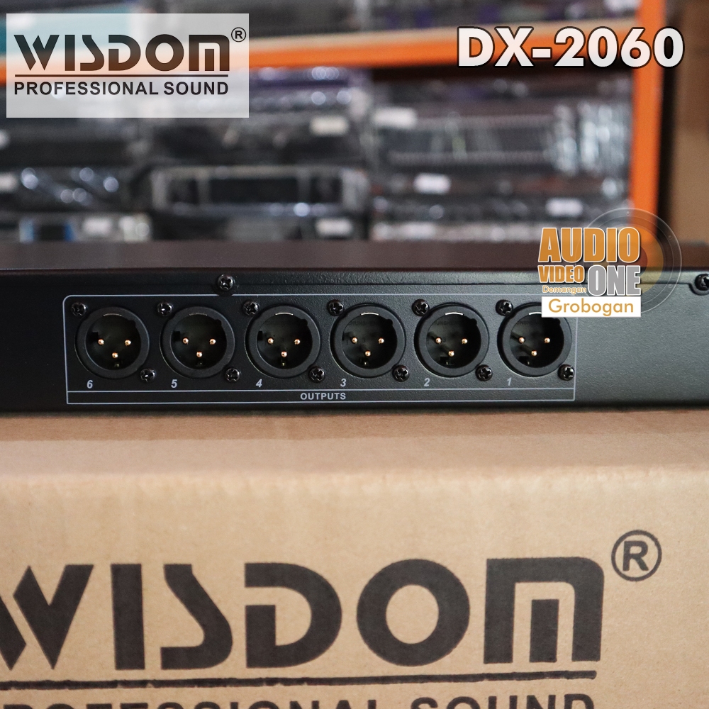Jual DLMS Wisdom DX2060 2 In 6 Out Driverack Speaker Management ...