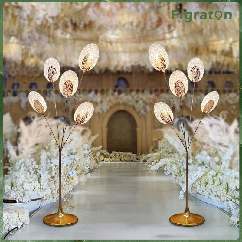 Jual Standing Lamp Pernikahan Lampu Kerang Dekorasi Pelaminan 150cm (2