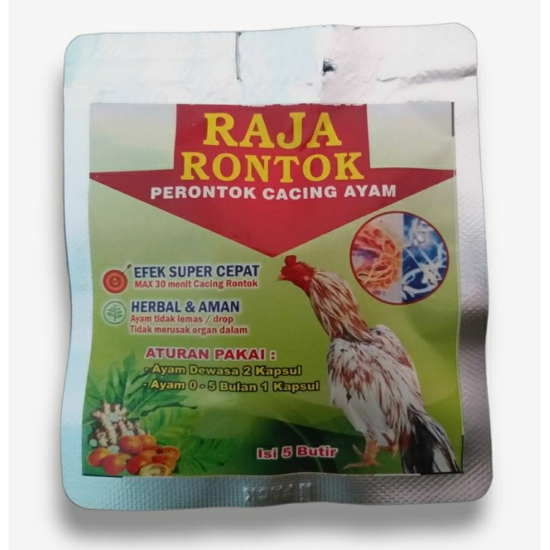 Jual Raja Rontok (obat cacing ayam) | Shopee Indonesia