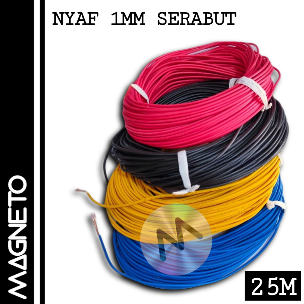 Jual Kabel Body Mm Serabut Nyaf Roll Isi M Cable Awg Kelistrikan Otomotif Motor Harga Per