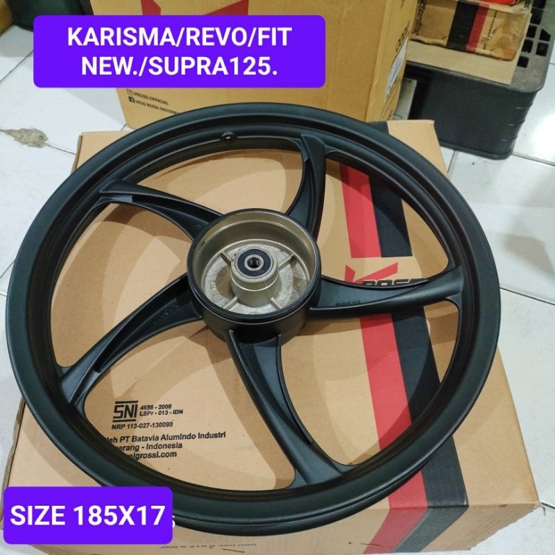 Jual Velg BELAKANG SAJA Karisma,supra125,Revo,F1,Fit X,Supra Fit New ...