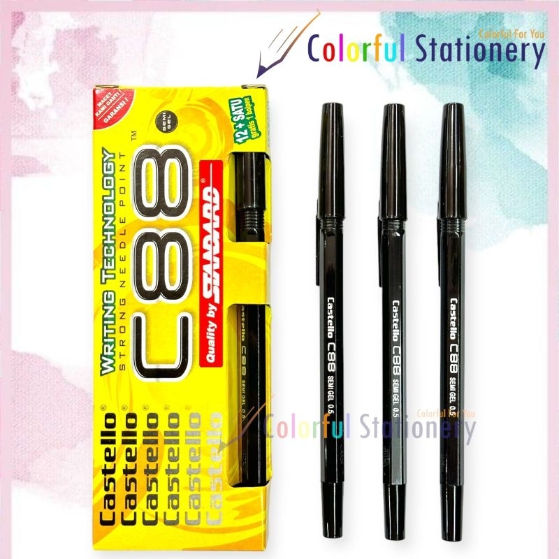 Jual Pulpen / Ballpoint Standart C88 (12 Pcs) | Shopee Indonesia