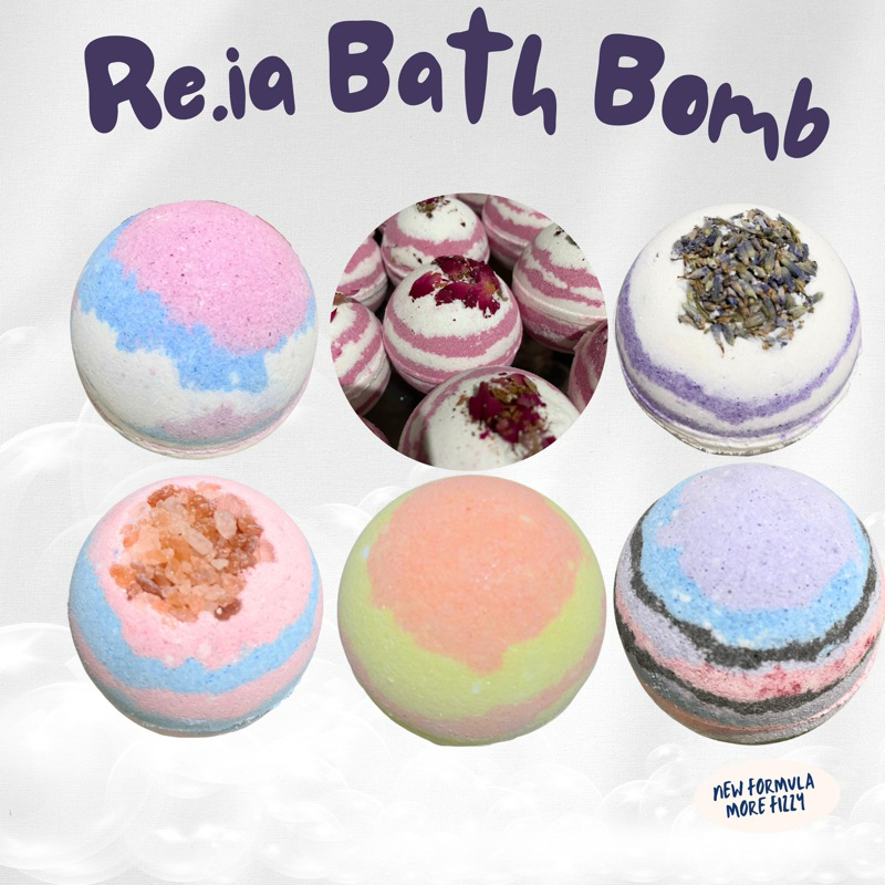 Jual BIG SIZE Re.ia Bath Bomb Bath Bomb Ukuran Besar Mandi Busa
