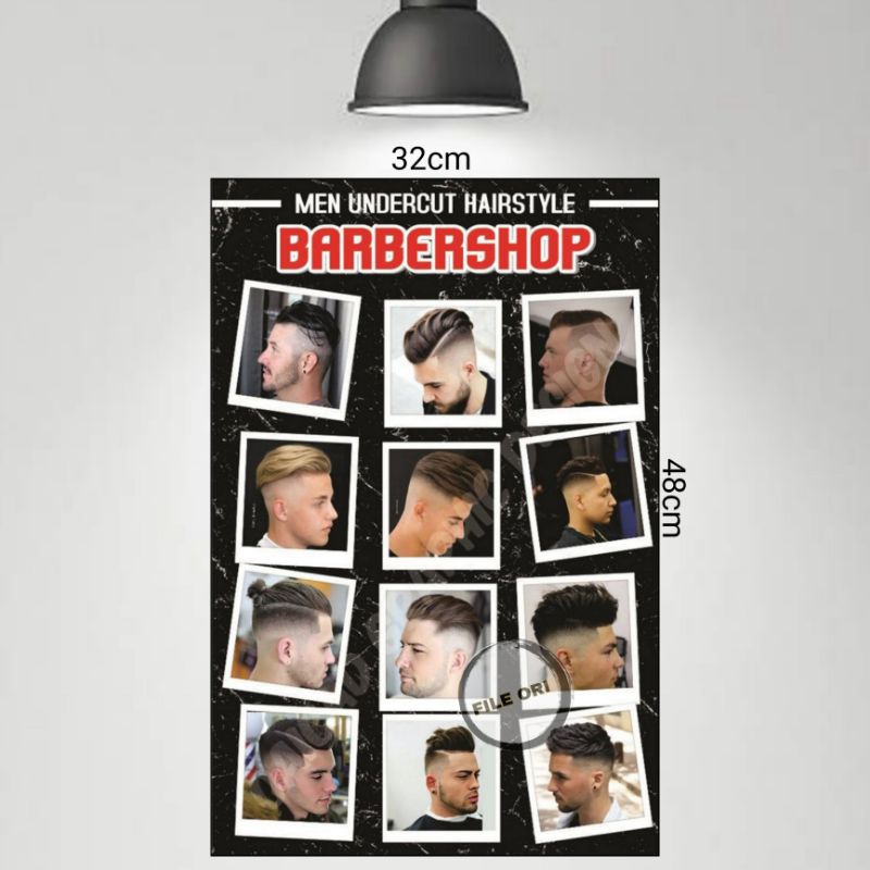 Jual POSTER MODEL RAMBUT CLASSIC ART PAPER A3PLUS | Shopee Indonesia
