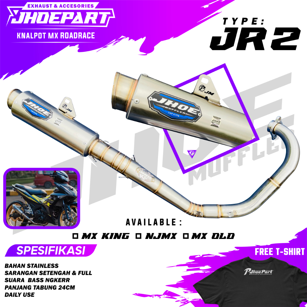 Jual Knalpot Racing MX KING MX NEW MX OLD Roadrace Original Jhoe ...