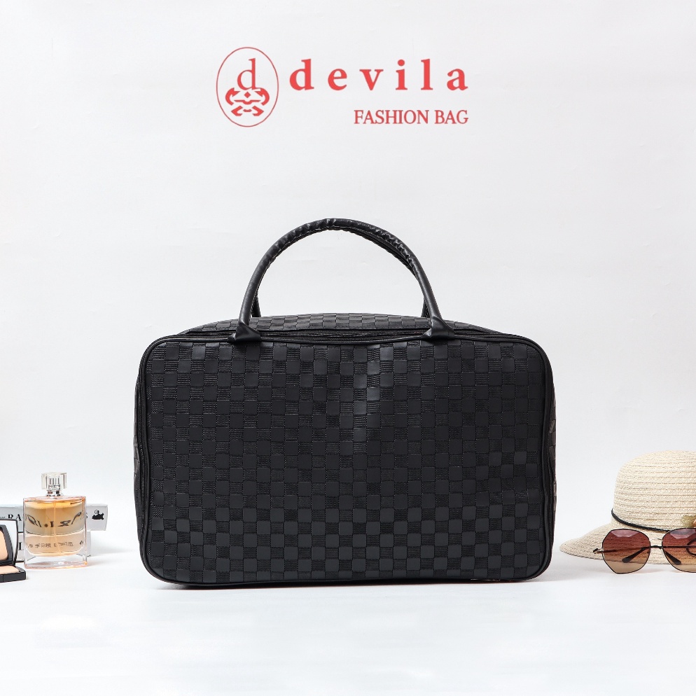 Jual REKOMENDASI DVLA LUXURY BLACK BOXES WATERPROOF TRAVEL BAG JUMBO