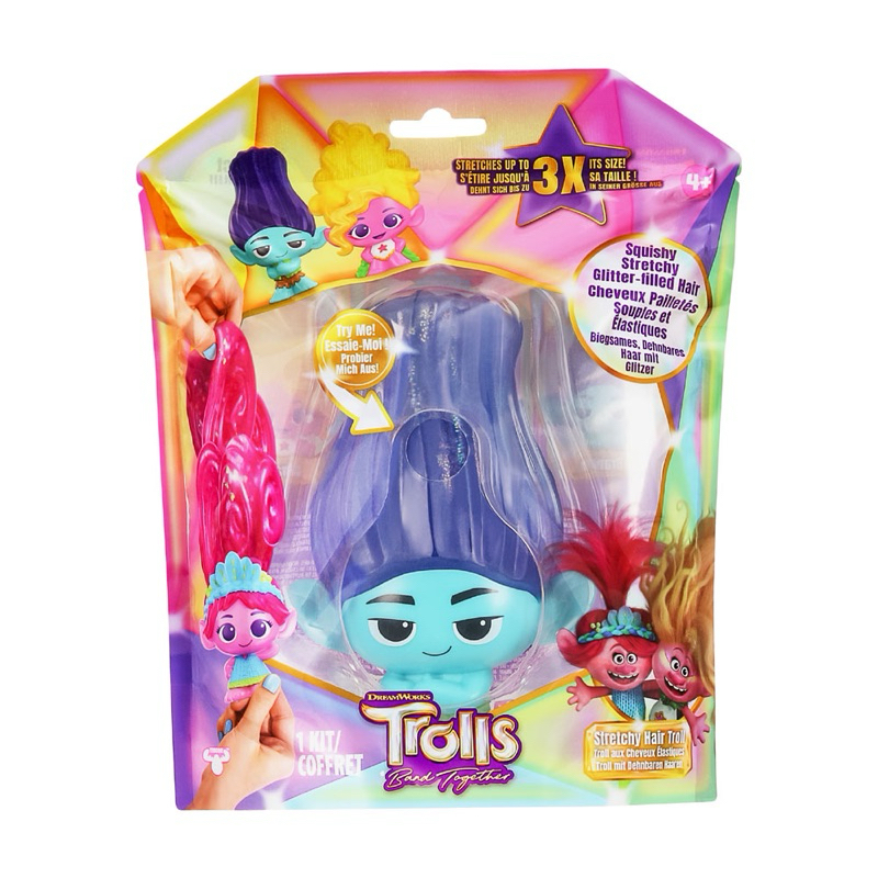 Jual Trolls Band Together Squishy Strechy Hairy Branch Figure