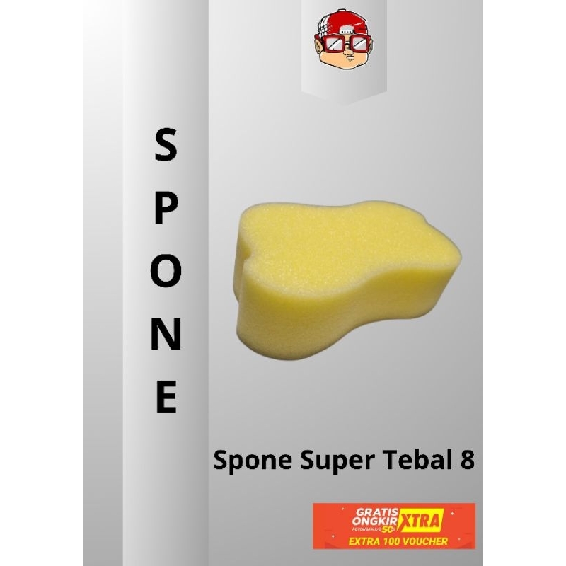 Jual Spons Spone Spon Super Tebal Bentuk Angka 8 Spon Cuci Motor dan ...