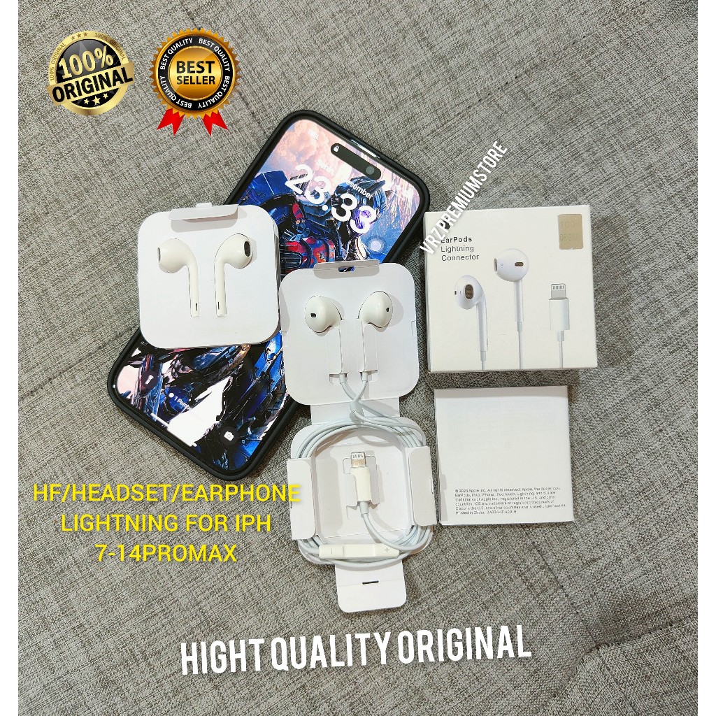 Jual headset lightning/headset gaming /earphone lightning for iph 7