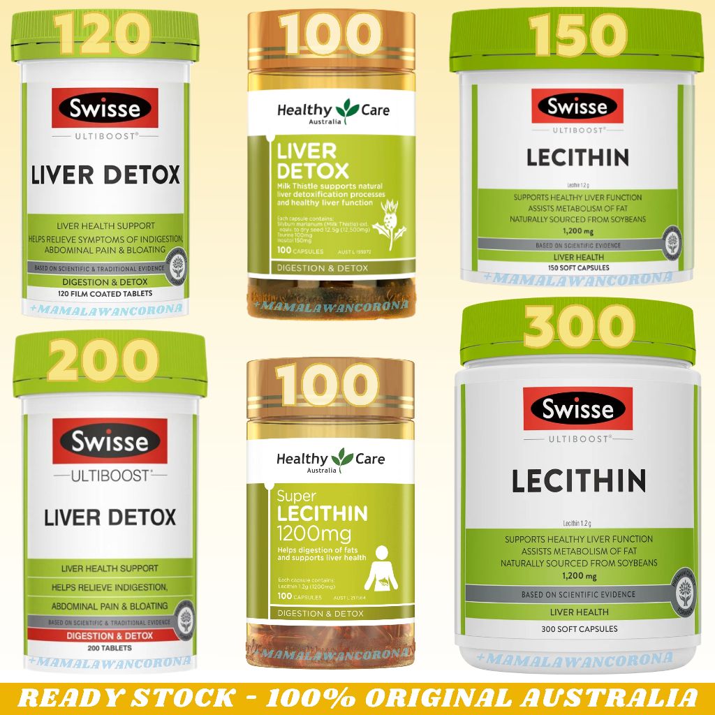 Jual Swisse Ultiboost Liver Detox 120 Tablets 200 Tablet Vitamin Hati