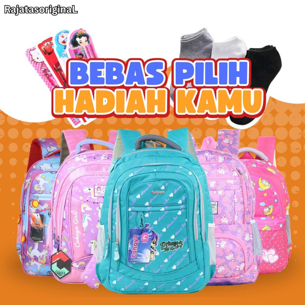 Jual SECOND JOURNEY Tas Cahaya Ungu Motif Unicorn Little Pony Ransel ...