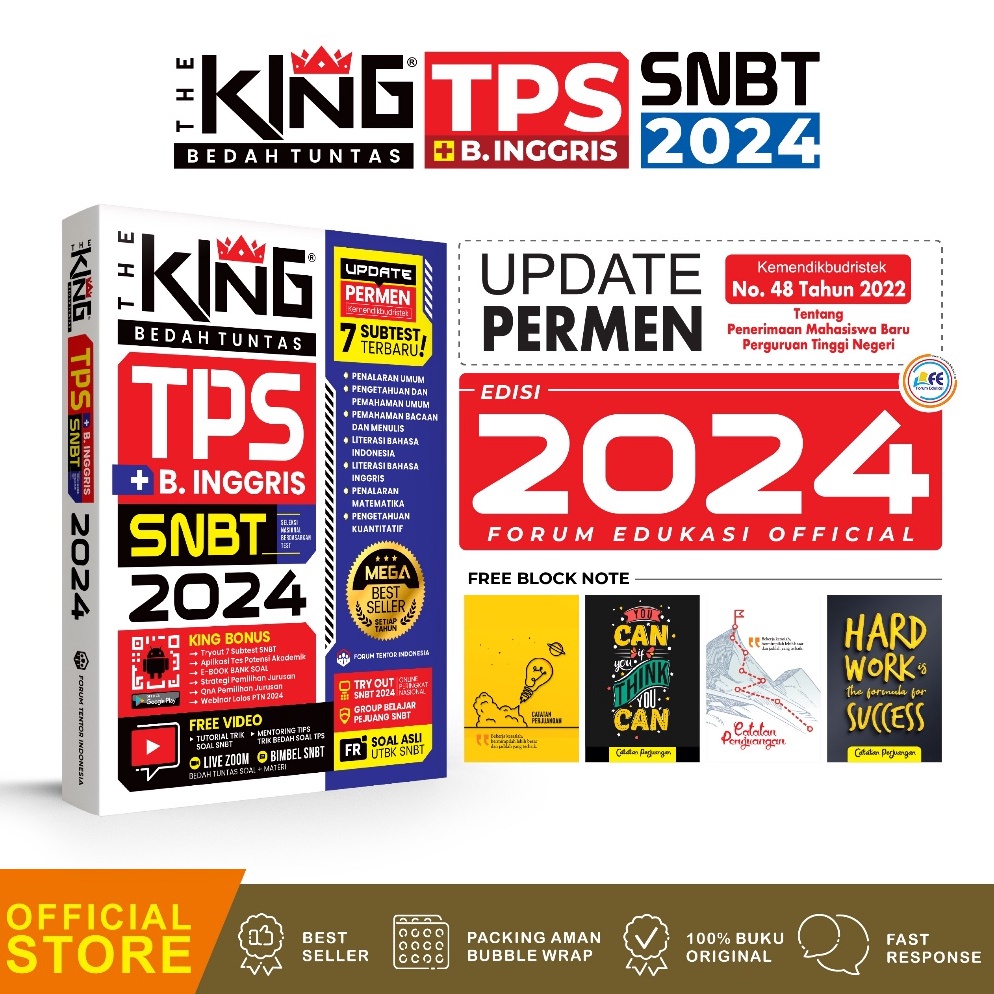 Jual D!skon The King Bedah Tuntas Soal Dan Materi Tps (SNBT Skolastik ...