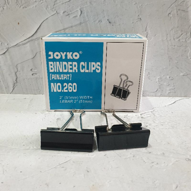 Jual (12 Pcs) Binder Clip Joyko 260 Shopee Indonesia