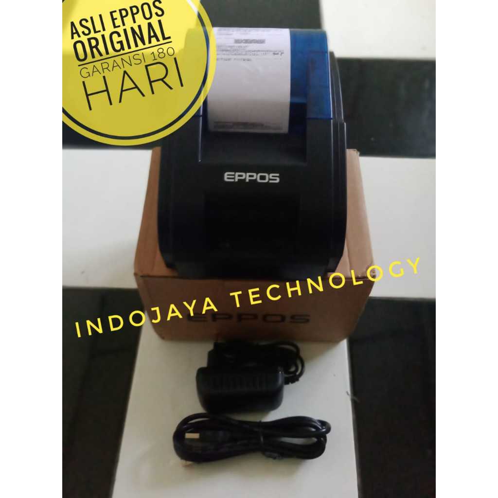 Jual Printer Bluetooth Thermal EPPOS RPP02 alat kasir untuk struk dan ...