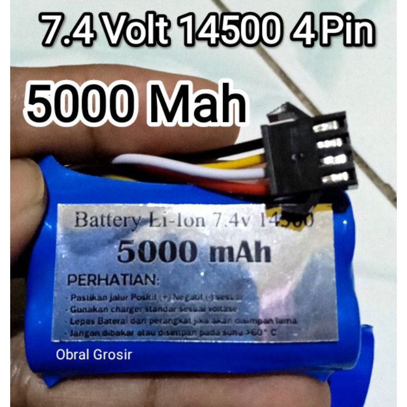 Jual Baterai Rc Volt V Pin Pin Charger Batre Mobil Remot Dll Shopee