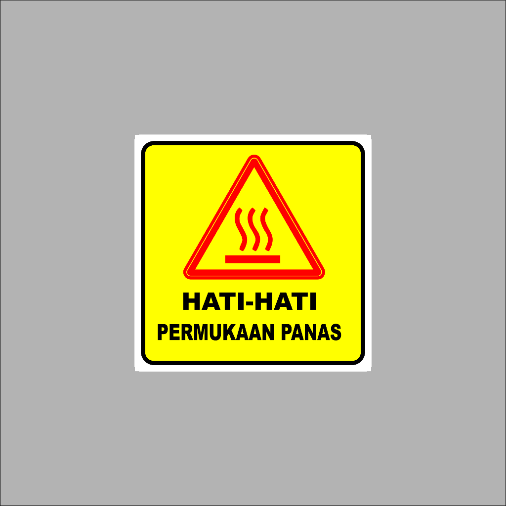 Jual stiker hati hati permukaan panas | Shopee Indonesia