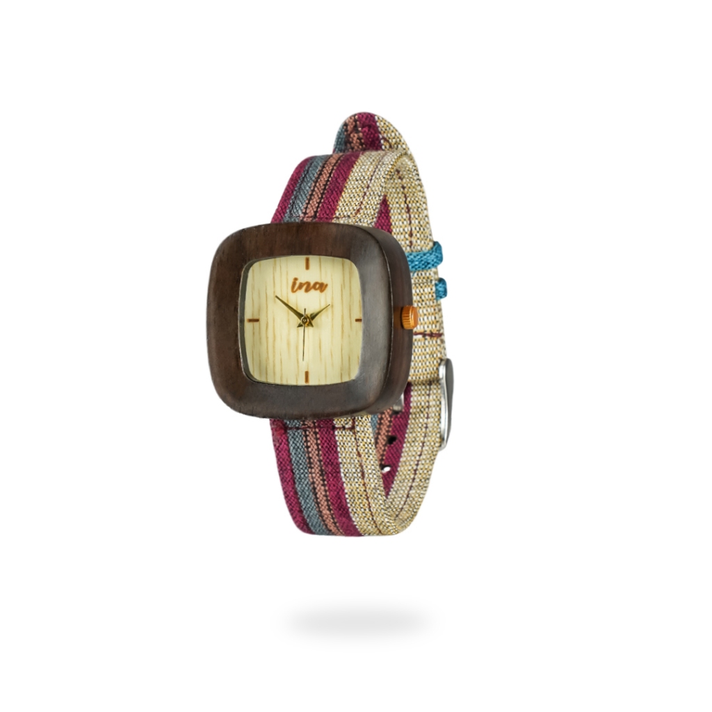 Jual INA Watch Jam Tangan Kayu Sonokeling Seri Beksan | Shopee Indonesia