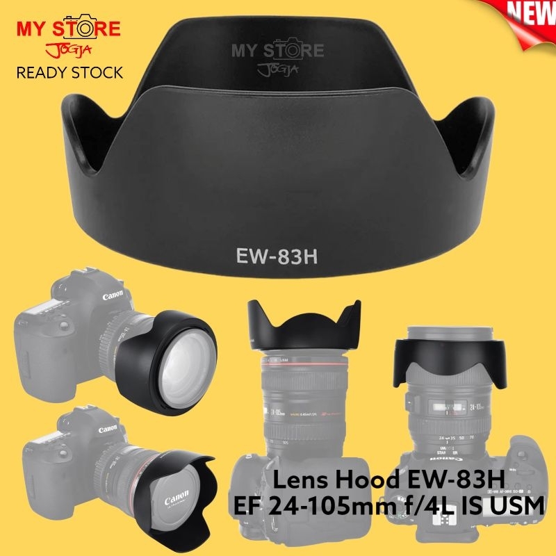 Jual Lens Hood Canon EW83H 77mm EF 24105mm f/4L IS USM 2470mm F4 f4L