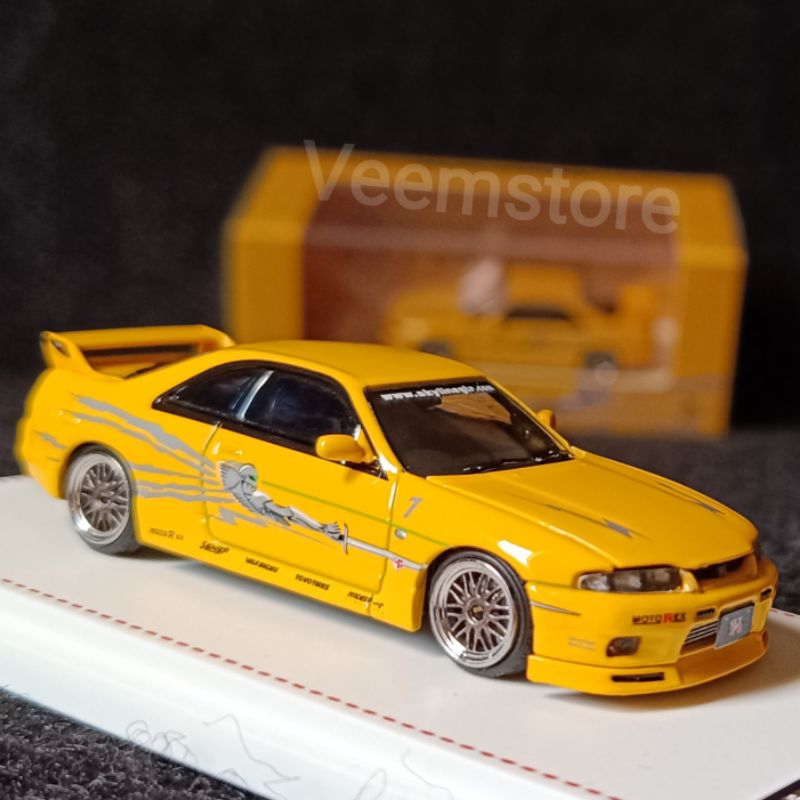 Jual Die Cast 164 Nissan Skyline GTR R33 Fast and Furious Livery