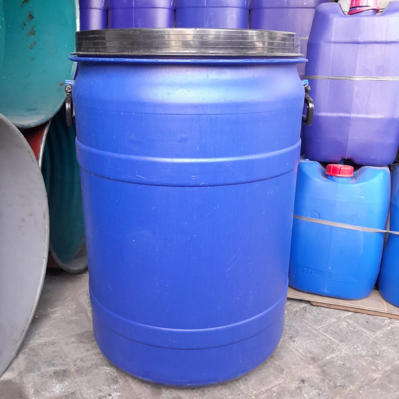 Jual Tong Sampah Tempat Sampah Gentong Biru Liter Shopee Indonesia