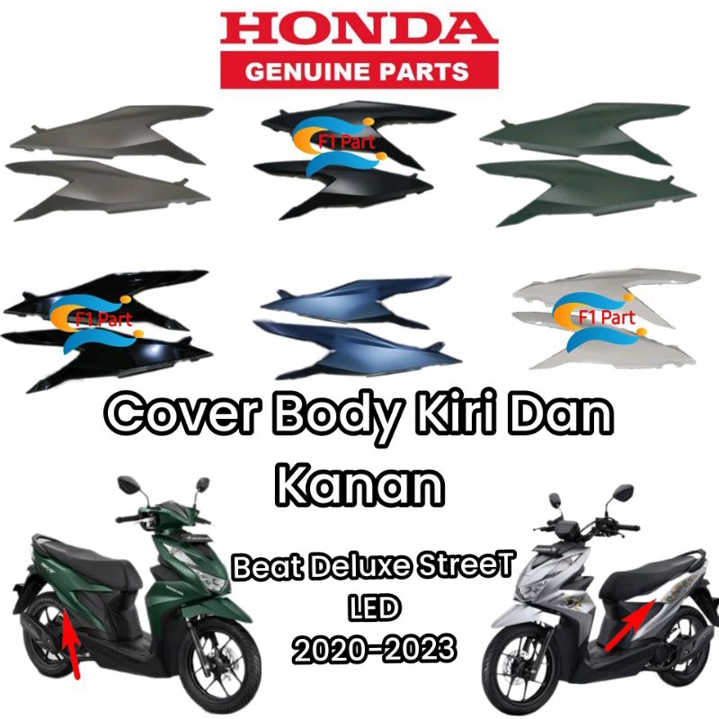 Jual Cover Body Belakang Kanan Bodi Kiri Beat New Led Deluxe Street New