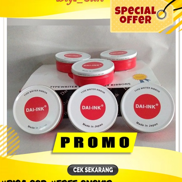 Jual Bayar Di Tempat Tinta Mesin Ketik Manual Pita Mesin Tik Manual ...