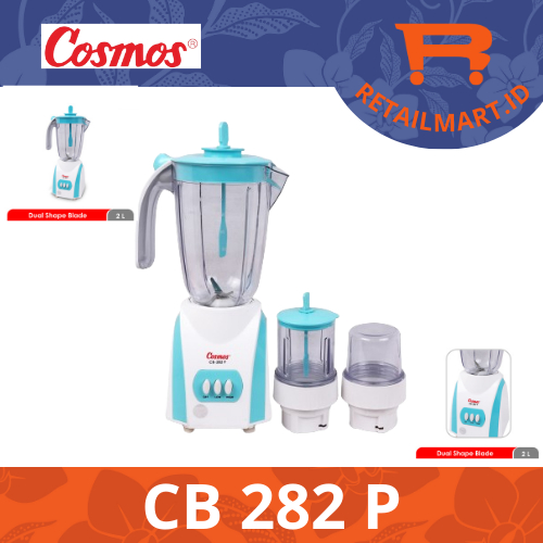 Jual COSMOS CB-282P BLENDER PLASTIK 3IN1 ( 2 LITER ) | Shopee Indonesia