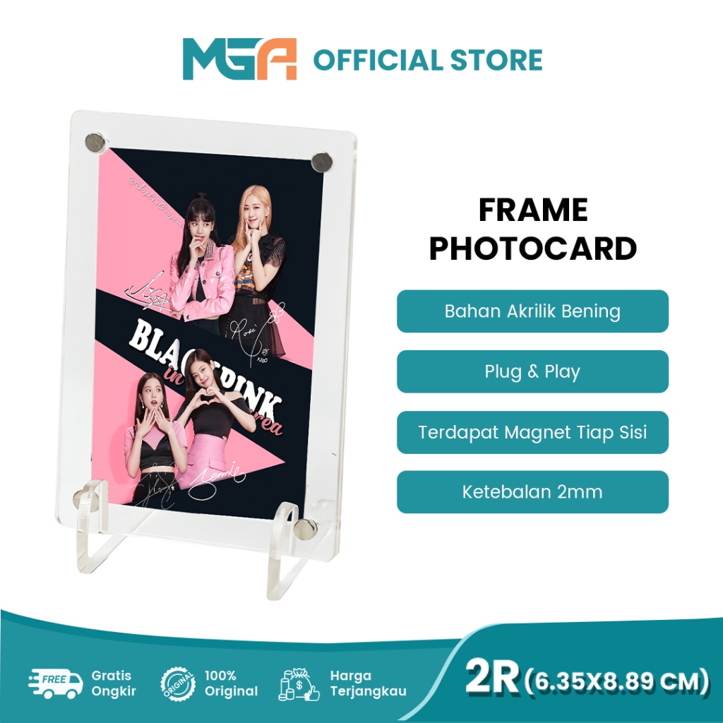 Jual BINGKAI FOTO AKRILIK 2R 2MM / FRAME PHOTOCARD / DISPLAY FOTO PHOTO ...