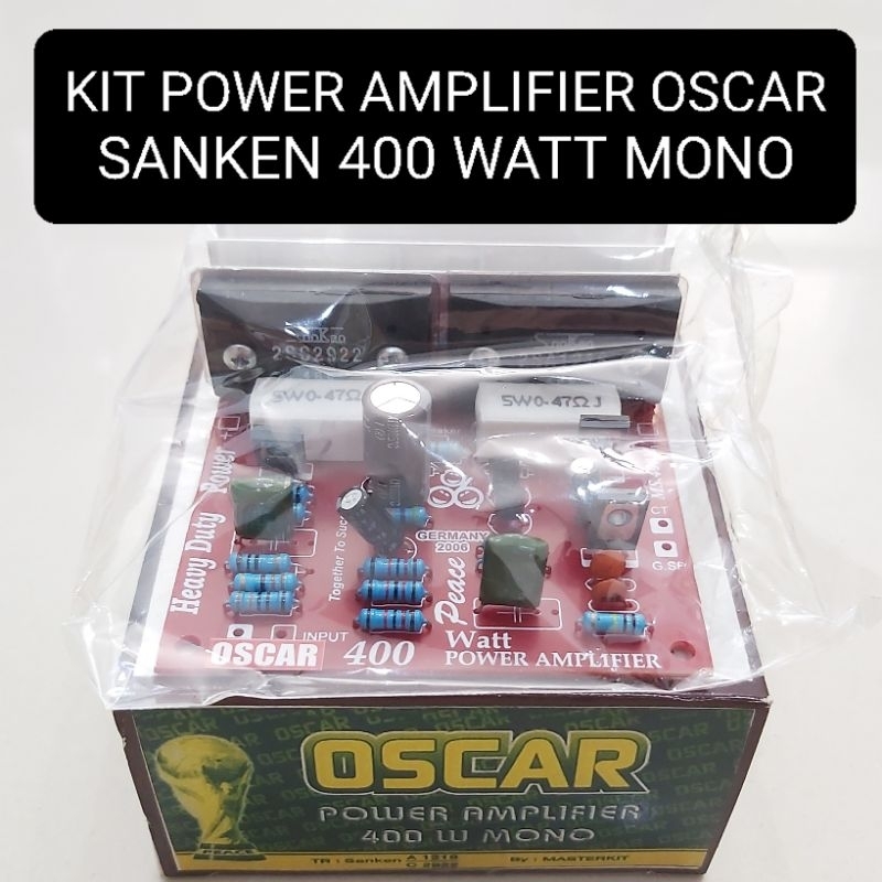 Jual OSCAR Kit Power Mono 400 Watt Amplifier Safari Shopee Indonesia