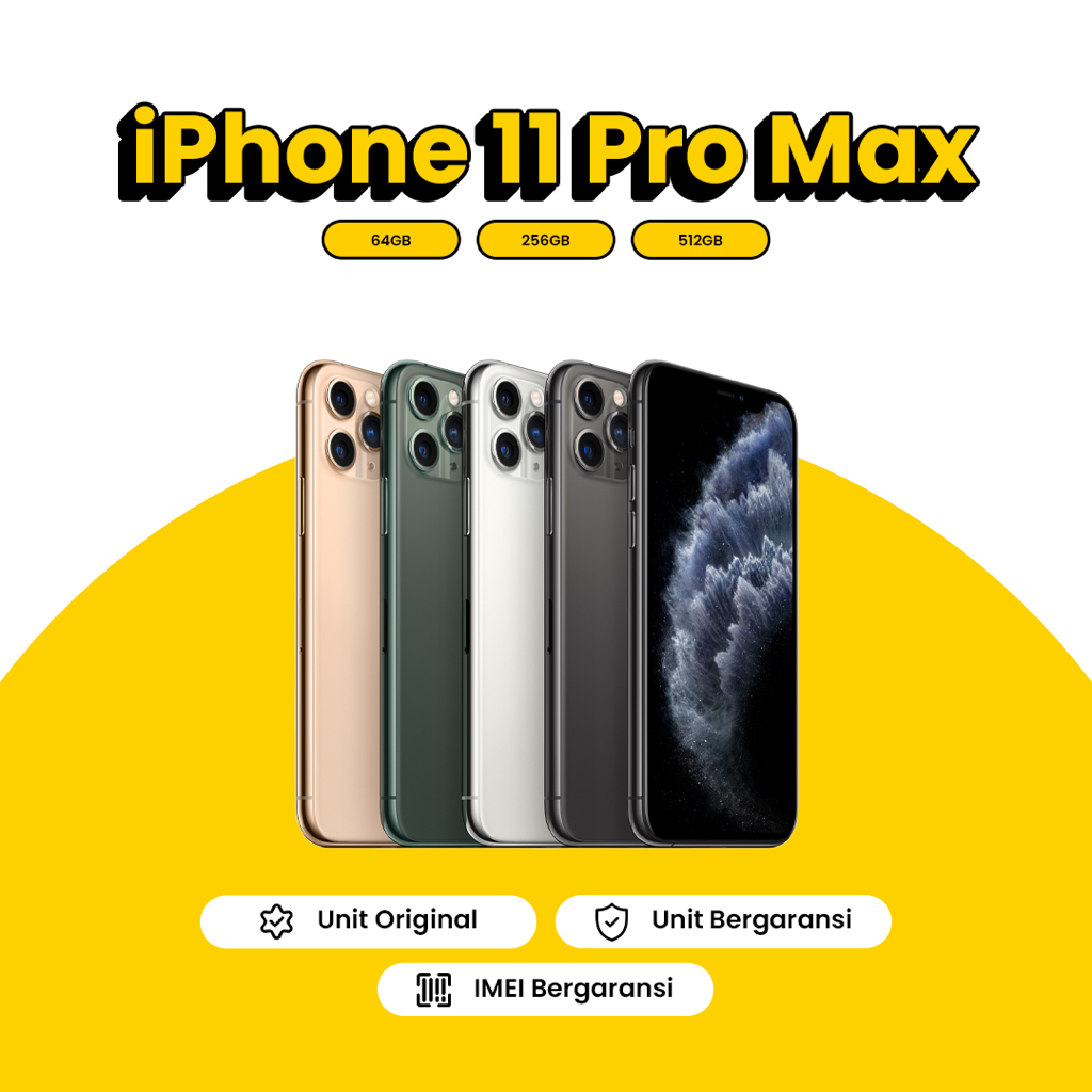 Jual 【SECOND】Apple IPhone 11 Pro Max Original Second Terdaftar Bea ...