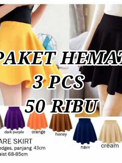 Jual Rok Mini Korea Rok Senam Rok Tennis Rok Short Flare Korean ...
