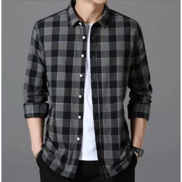 Kemeja Flanel Pria Lengan Panjang Motif Kotak Dan Garis Size M L XL Flanel Fashion Distro