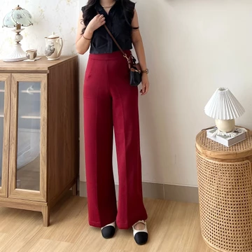 So Ra Celana Kulot Panjang Wanita Highwaist Long Cullote XXL