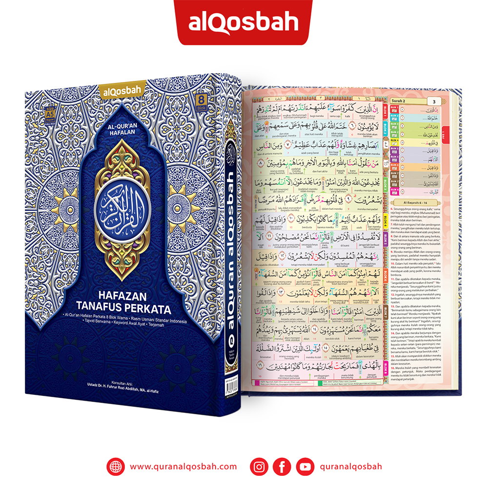 Jual Al Quran Hafalan Hafazan Tanafus Per Kata Alquran Tajwid 8 Blok