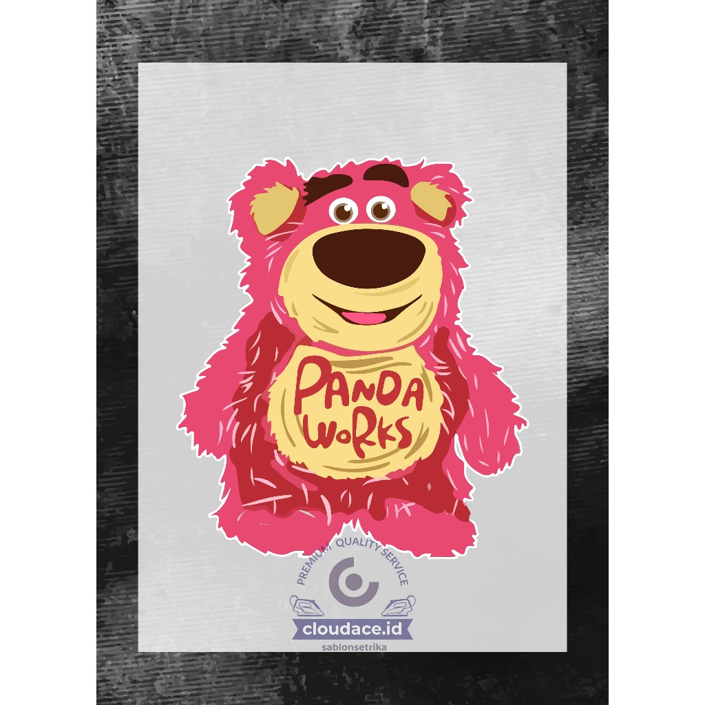 Jual SABLON STICKER DTF TEMA KARTUN LOTSO (UKURAN 14-16CM) | Shopee ...