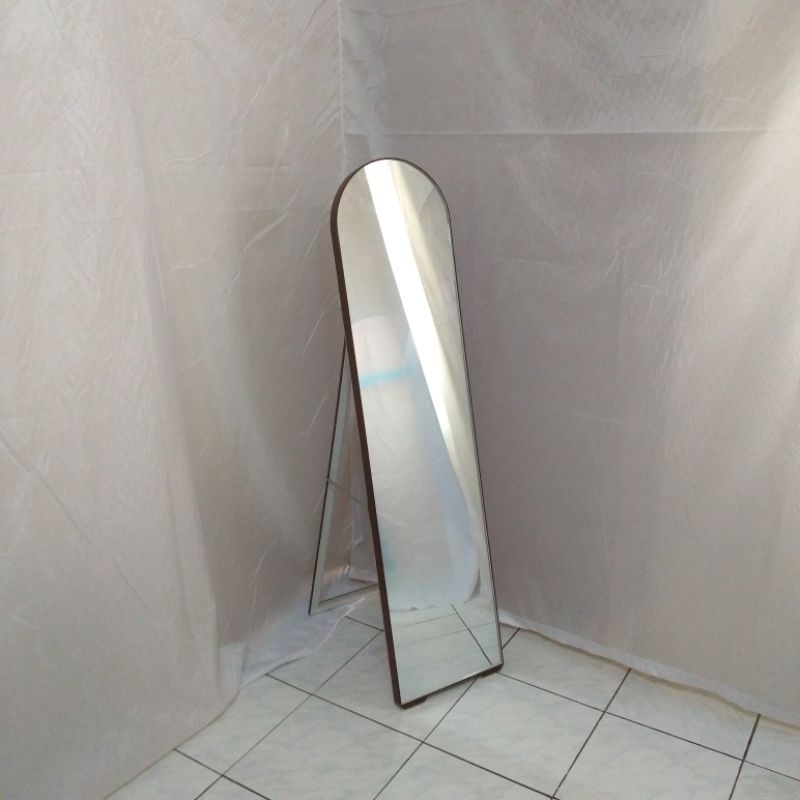 Jual Kaca Cermin Standing Mirror Oval Full Bodi Cermin Lantai Uk Cm X Cm Cermin Aesthetic