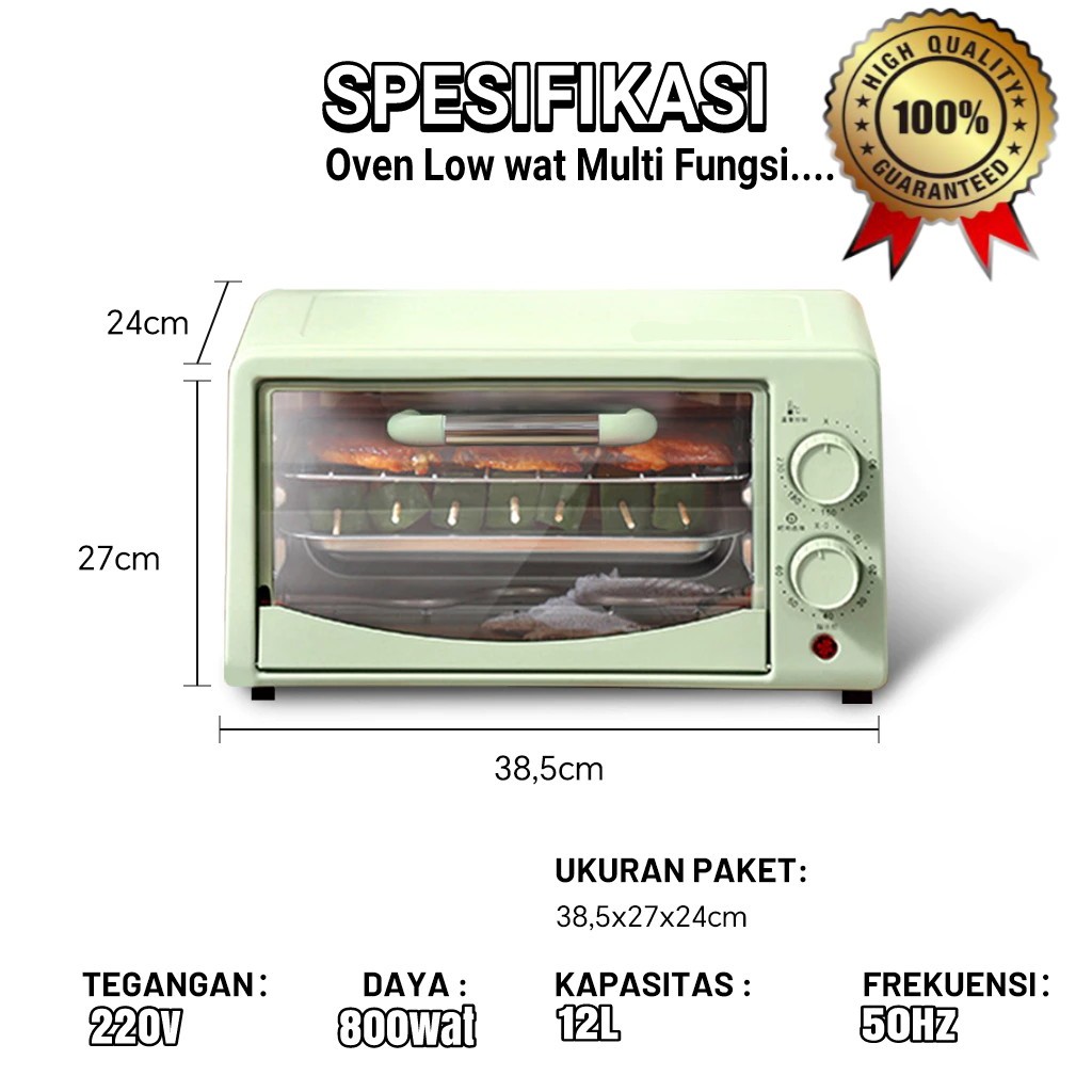 Jual Oven Listrik Watt Rendah Oven Pembakaran Multifungsi Rumah Tangga ...