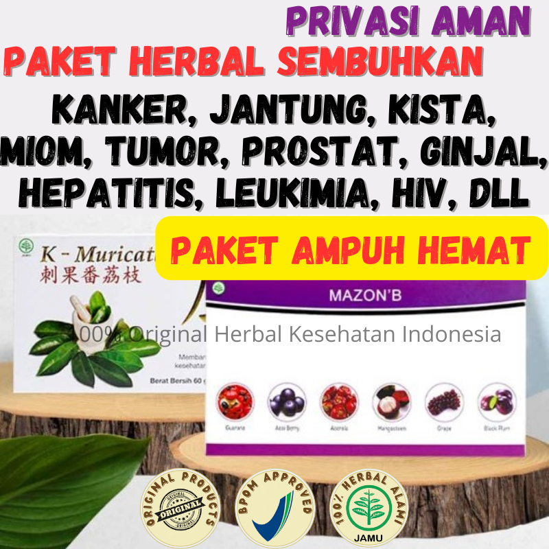 Jual MURAH K Muricata Dan Mazon B Obat Herbal 100% Original Jantung ...