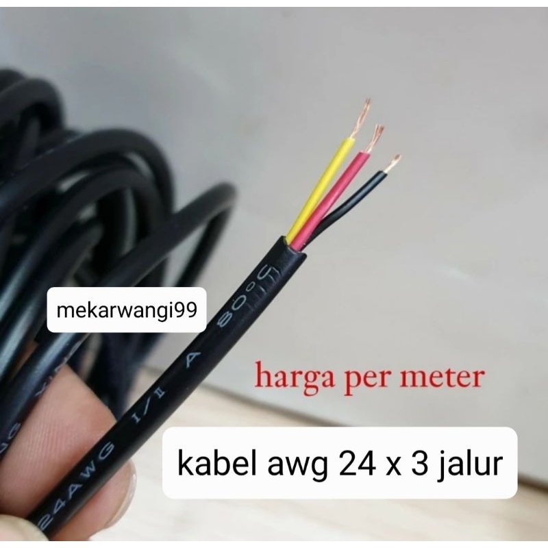 Jual Kabel Awg Isi Jalur Meter Awg X Jalur Shopee Indonesia