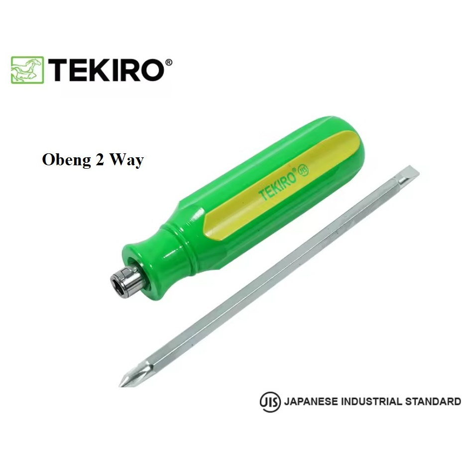 Jual Obeng Tekiro 2 Way Screwdriver H2 6 x 125 Mm TEKIRO - Obeng Bolak ...