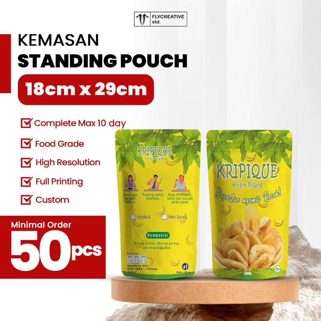 Cetak pouch custom sale