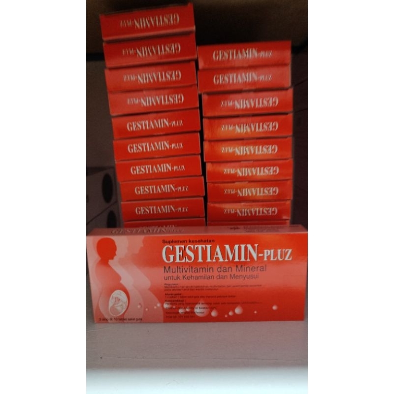 Jual Gestiamin Pluz Multivitamin Ibu Hamil Dan Menyusui Shopee Indonesia